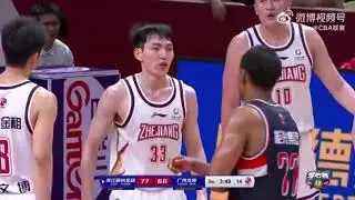 CBA 球员集锦：吴前28分 浙江G1大胜广州｜浙江 114-91 广州｜Wu Qian in Zhejiang's quarter-final G1 win over Guangzhou