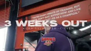 IFBB PRO KUBA CIELEN LEG DAY 3 WEEKS OUT FROM ARNOLDS U.K. // THE PROCESS