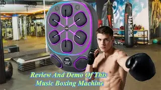 Flash Review/2025 Music Boxing Machine &ndash; Bluetooth Smart Punching Pad for Fitness & Fun!