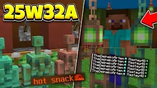 Minecraft Snapshot 25w32a Review - Copper Decor, New Blocks, and All Changes 1.21.9
