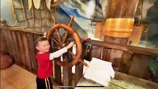 Pirate Ship Hotel Room in Kentucky!!!