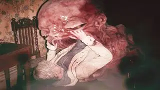 RE8 Baby Fetus Monster Swallow Ethan in Third Person + House Beneviento - Resident Evil 8 Village