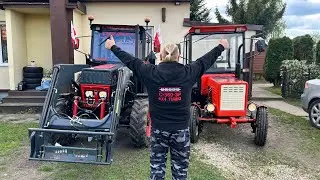 Kończymy roboty nad t25/instalacja i inne roboty/pierwsza jazda/indywidualne malowanie ciągników/🙂