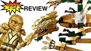 LEGO Ninjago 忍者 닌자고 70503 The Golden Dragon Review 2013 Golden Ninja Minifigure