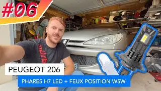 Changer ses feux de croisement et position par des LED H7 W5W - Peugeot 206