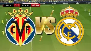 Villarreal vs Real Madrid En Vivo LaLiga 2026 | Simulaci&oacute;n PES 2021