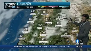 Foggy, chilly starts into the Weekend