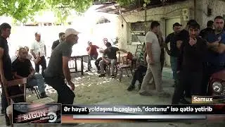Samuxda ər həyat yoldaşını bıçaqlayıb, ”dostunu” isə qətlə yetirib