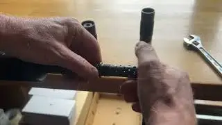 How to install a round muzzle brake with a jam nut