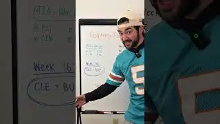 The Miami Dolphins CAN STILL Make the NFL Playoffs 🤯🤯🤯 #nfl #miamidolphins #dolphins