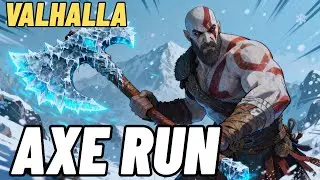 GOD OF WAR RAGNAROK - VALHALLA AXE RUN ❄️❄️ NO DEATHS - ALL ENCOUNTERS - *HARDEST DIFFICULTY*