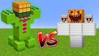 MUTANT CREEPER GOLEM vs All New Golems - Minecraft Mob Battle