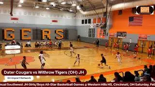 Dater Cougars vs Withrow Tigers (OH) JH