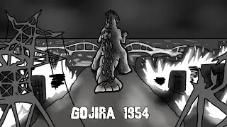 Godzilla 1954 Versão Animada Parte 1 | IcaroKaiju| Animação