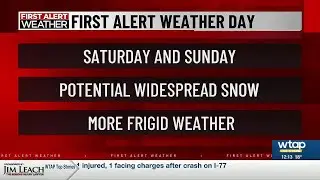 WTAP First Alert Weather Noon Update 1/20