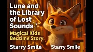 Luna and the Library of Lost Sounds 🎶✨ | Magical Kids Bedtime Story | Starry Smile Kids