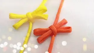 衛衣繩子打結法：蝴蝶結 的漂亮係法，實用衛衣飄繩的結係法，極簡生活小妙招 中國結繩結編織 手工編繩 基礎入門 繩結編織技巧🌸Lydia, how to tie
