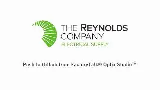 Push to Github from FactoryTalk® Optix Studio™