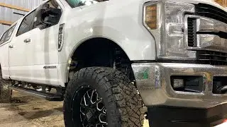 Установка стабилизатора рулевого управления Fox на Ford F250