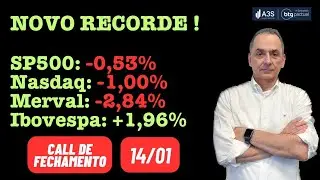 IBOVESPA bate novo recorde| Call de fechamento 14/01/2026 18:00 hs