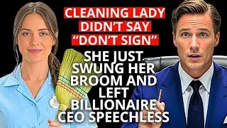 EP  3 6   CLEANING LADY DIDN’T SAY “DON’T SIGN”… SHE JUST SWUNG HER BROOM AND LEFT CEO SPEECHLESS