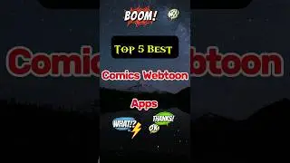 Top 5 Best Comics Webtoon Apps #comics #webtoonapps #apps #azhar_tech #tach #shorts #topbest #app