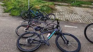 Köpek saldırısı kafamıza kadar çamur ne ararsan var #ikiteker#mtb#çamur#bisiklet#enduro#donwhill 