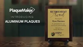 Sublimated Aluminum Plaques - PlaqueMaker.com