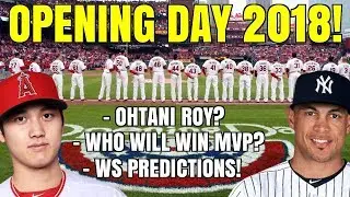 TOP 10 STORIES AND PREDICTIONS GOING INTO THE 2018 MLB SEASON