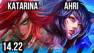 KATARINA vs AHRI (MID) | KR Master | 14.22