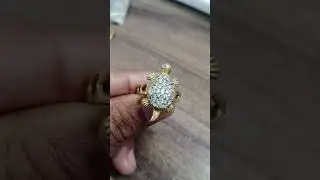 Turtle 🐢 Solid Silver Gold Animal Design Ring Jewelry #ring
