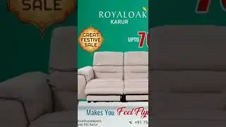 Royaloak Furniture Karur || India's No: 1 Furniture Brand Showroom with more Discounts