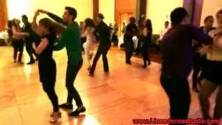 Yared Martinez of Alma Latina and Mere Gonzalez at the Seattle Salsa Congress 2012