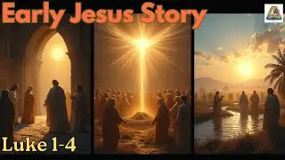 Luke 1-4 Early Jesus Story | Bible Animation