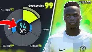 FIFA 22 PRO CLUBS - INSANE 94 RATED GOALKEEPER BUILD!....MAX RATING (TIPS/TRAITS/PERKS)