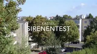 Sirenentest Kassel 1. September 2018