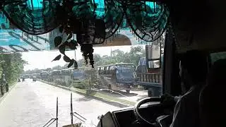 Biggest JAM | at Douloddiya Paturia Ferry Ghat সব পাগল বাস OF |  | FERRY | GHAT
