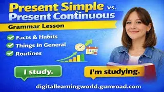 Practical English Grammar I Lesson 01 I Present Simple vs Present Continuous