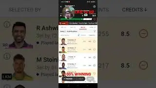 LKN vs RR team of dream 11 #ipl2023 #winner