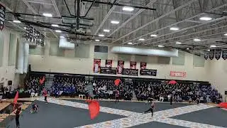 Seminole high school winterguard at FFCC premiere 1-25-25