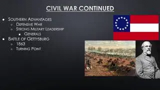 Обзор экзамена US Regents: Видео № 21: Гражданская война