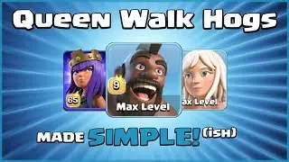 *SUPER PIGS* Best TH12 Attack Strategy - QUEEN WALK/CHARGE HOGS! - Clash of Clans