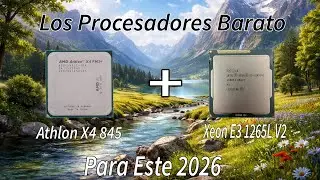 LOS 2 PROCESADORES BARATO DE AMD Y INTEL PARA ESTE 2026
