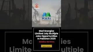 Mari Energies Limited Jobs In Pakistan @Opportunities365 #shorts #jobs