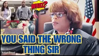 Judge Boyd Blasts Remorseless Man And Bad Mom