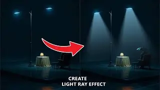 Create Light Ray Effect in Photoshop   Photoshop for beginners