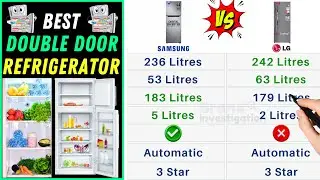 Best Double Door Refrigerator in India 2023 |  Samsung vs  LG | Comparison & Reviews