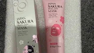 Temu Review- Sakura Peel-Off Mask