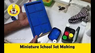 Tiny School Set Making | How to make Miniatures I Tiny Food Master | Epe : 49