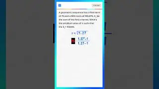 Only 1 in 10 Students Solve This Geometric Sequence Problem on the First Try! | IB Math Challenge